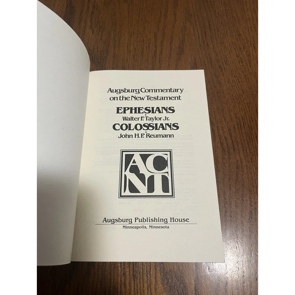 Augsburg‎ Commentary on the New Testament: Ephesians and Colossians
